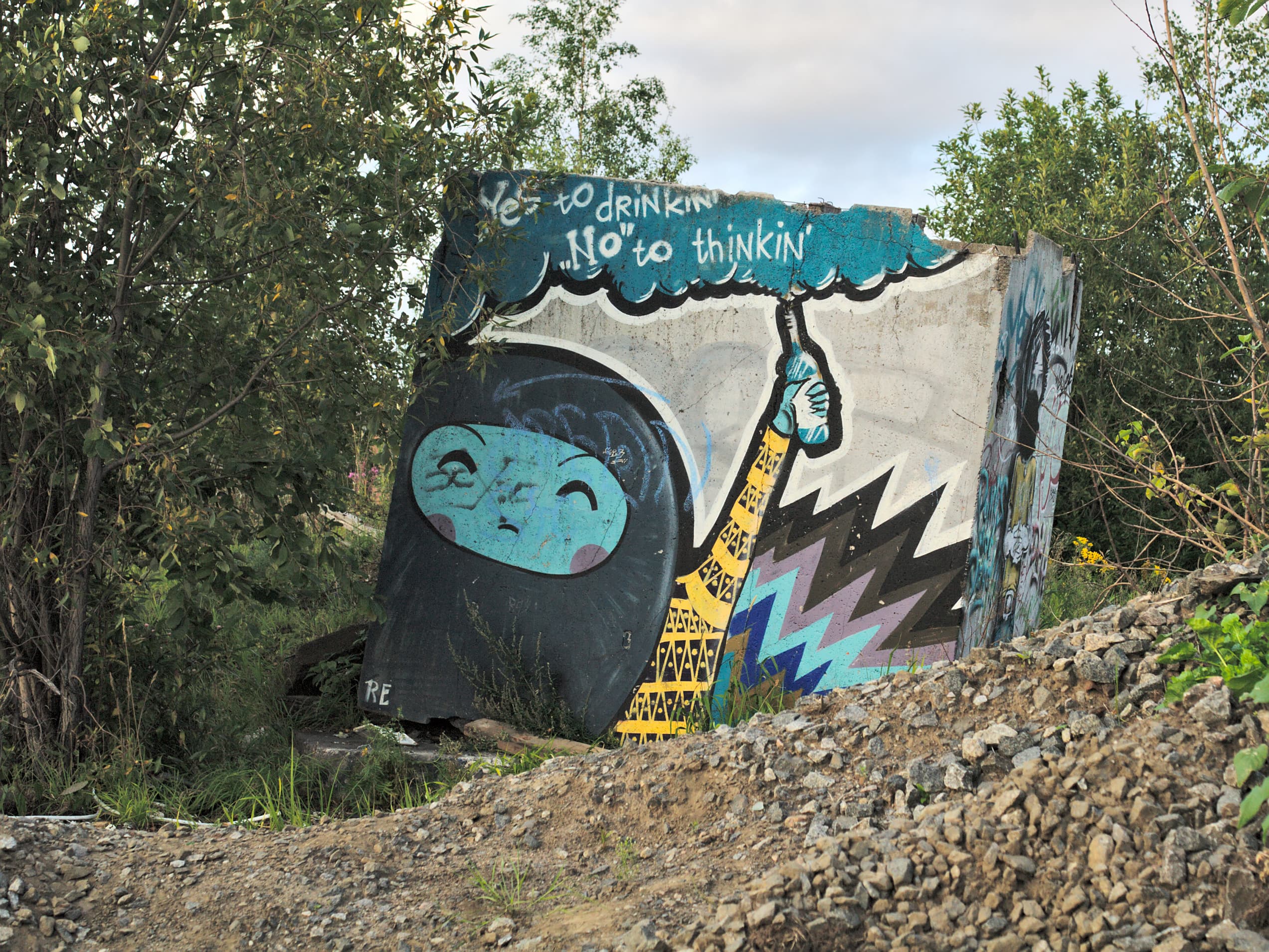 «Yes to drinkin', no to thinkin'»